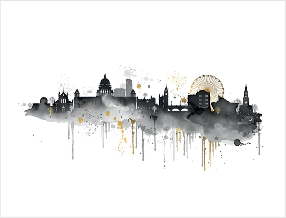 Belfast Skyline By Summer Thornton - TheArtistsQuarter