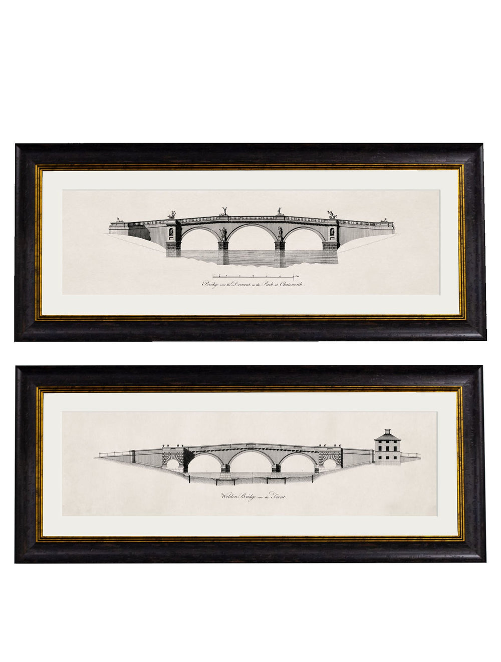 c.1700's Architectural Elevations of Bridges - TheArtistsQuarter