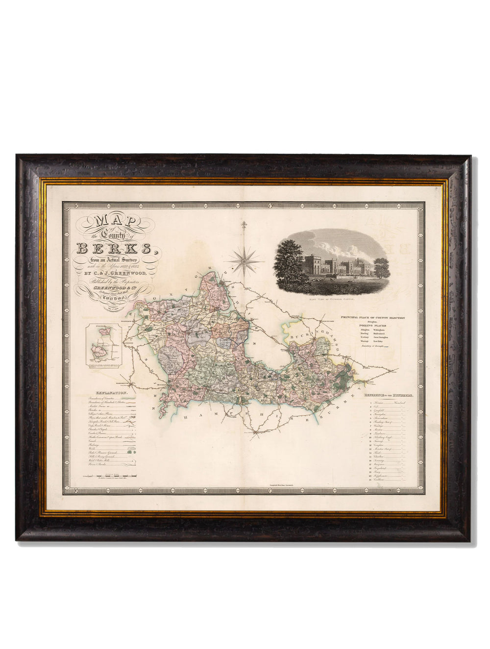 C.1830 County Maps of England - TheArtistsQuarter