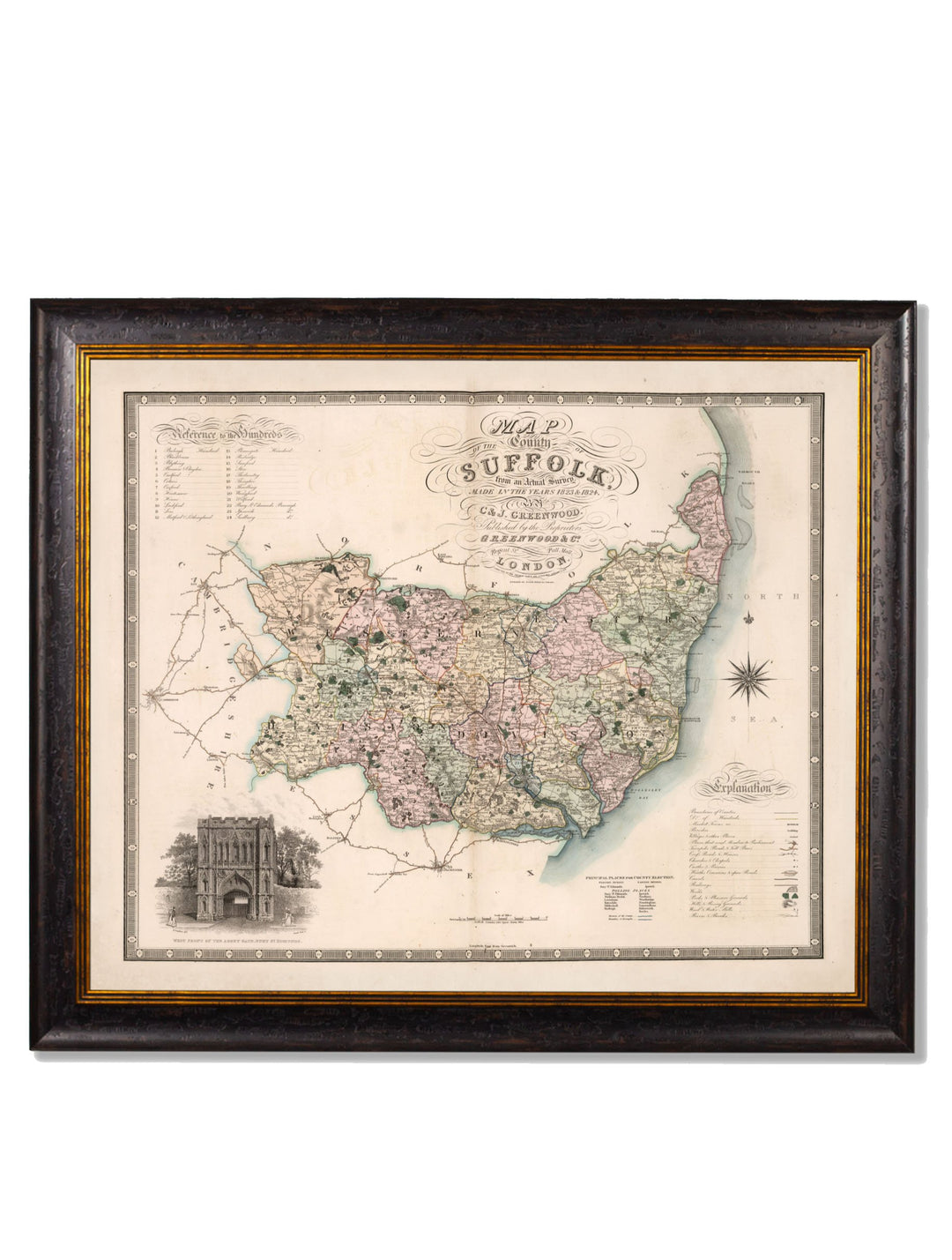 C.1830 County Maps of England - TheArtistsQuarter