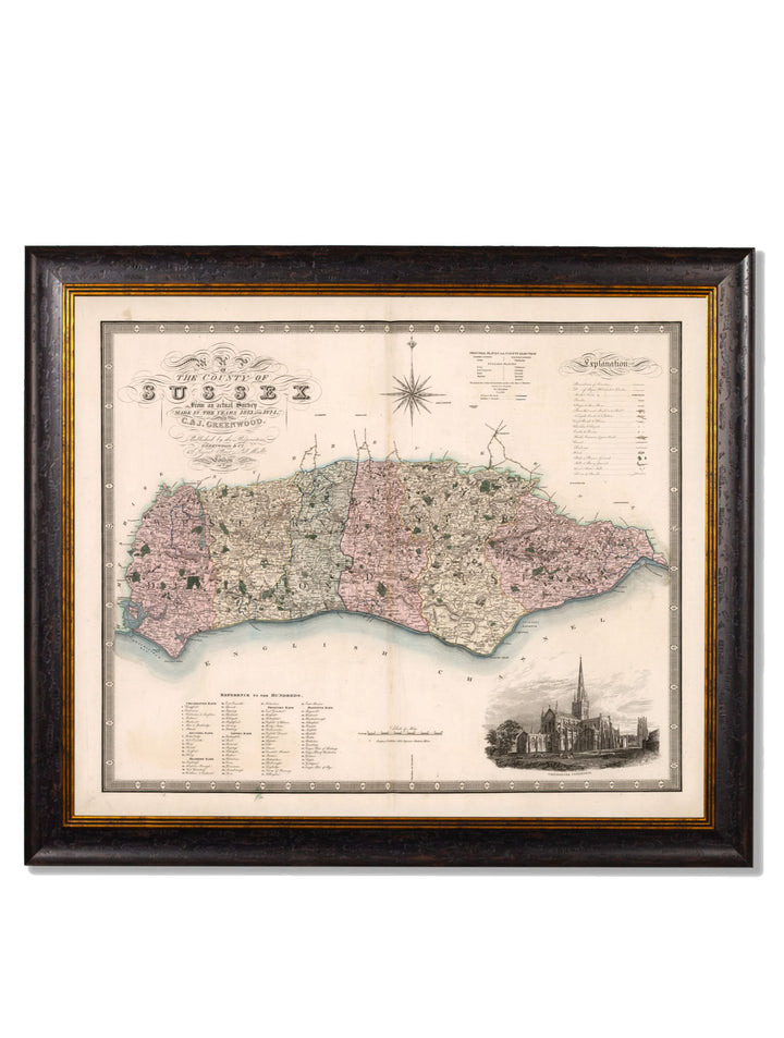 C.1830 County Maps of England - TheArtistsQuarter