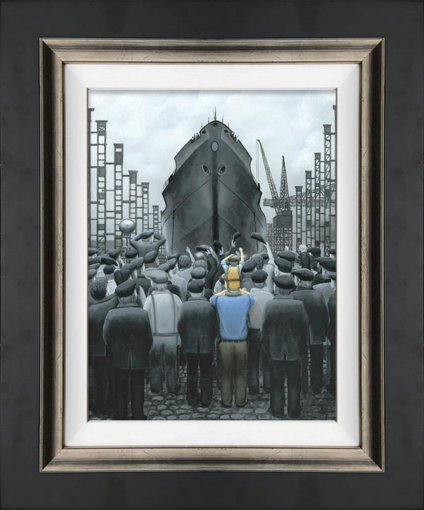 The Ship That Dad Built Canvas By Leigh Lambert Limited Edition - TheArtistsQuarter