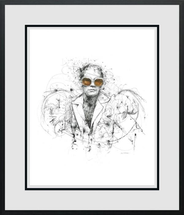 Rocketman Elton John By Scott Tetlow Limited Edition - TheArtistsQuarter