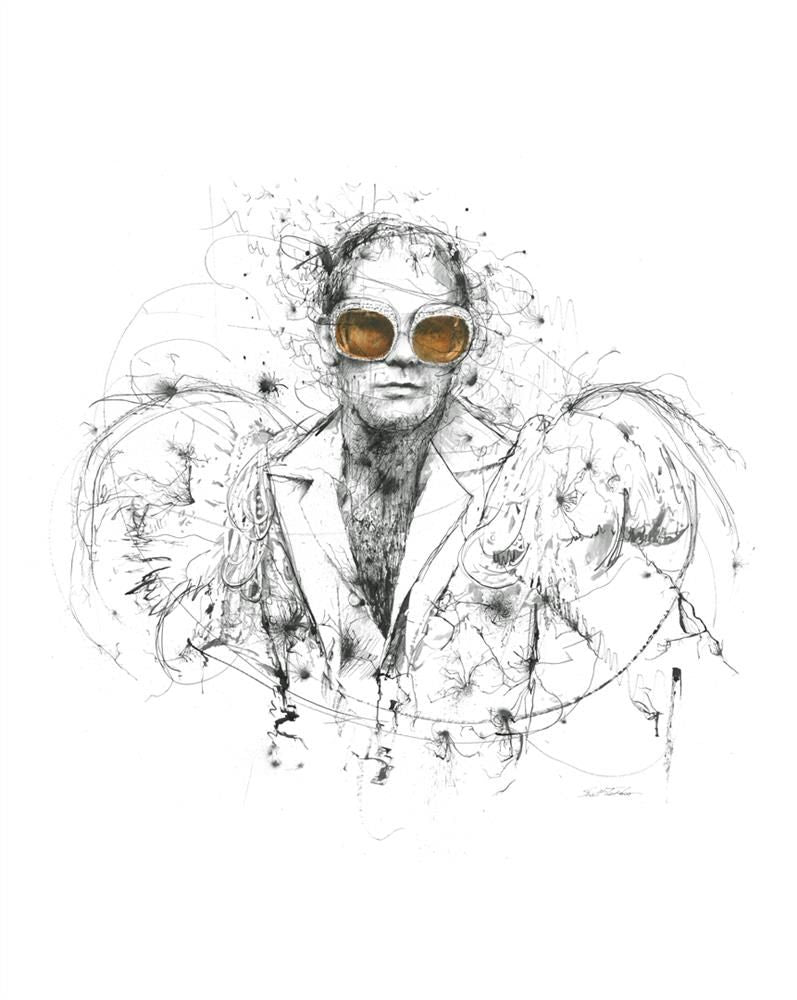 Rocketman Elton John By Scott Tetlow Limited Edition - TheArtistsQuarter