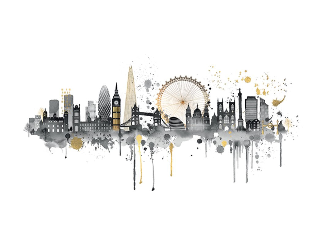 London Skyline By Summer Thornton - TheArtistsQuarter