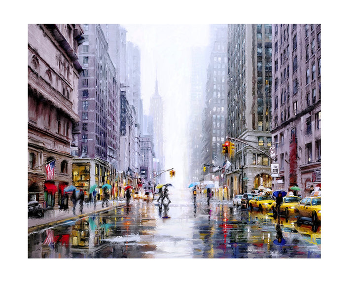 New York 5th Avenue Canvas By MacNeil **Please note - we do not deliver this item - IT IS STRICTLY COLLECTION ONLY** - TheArtistsQuarter